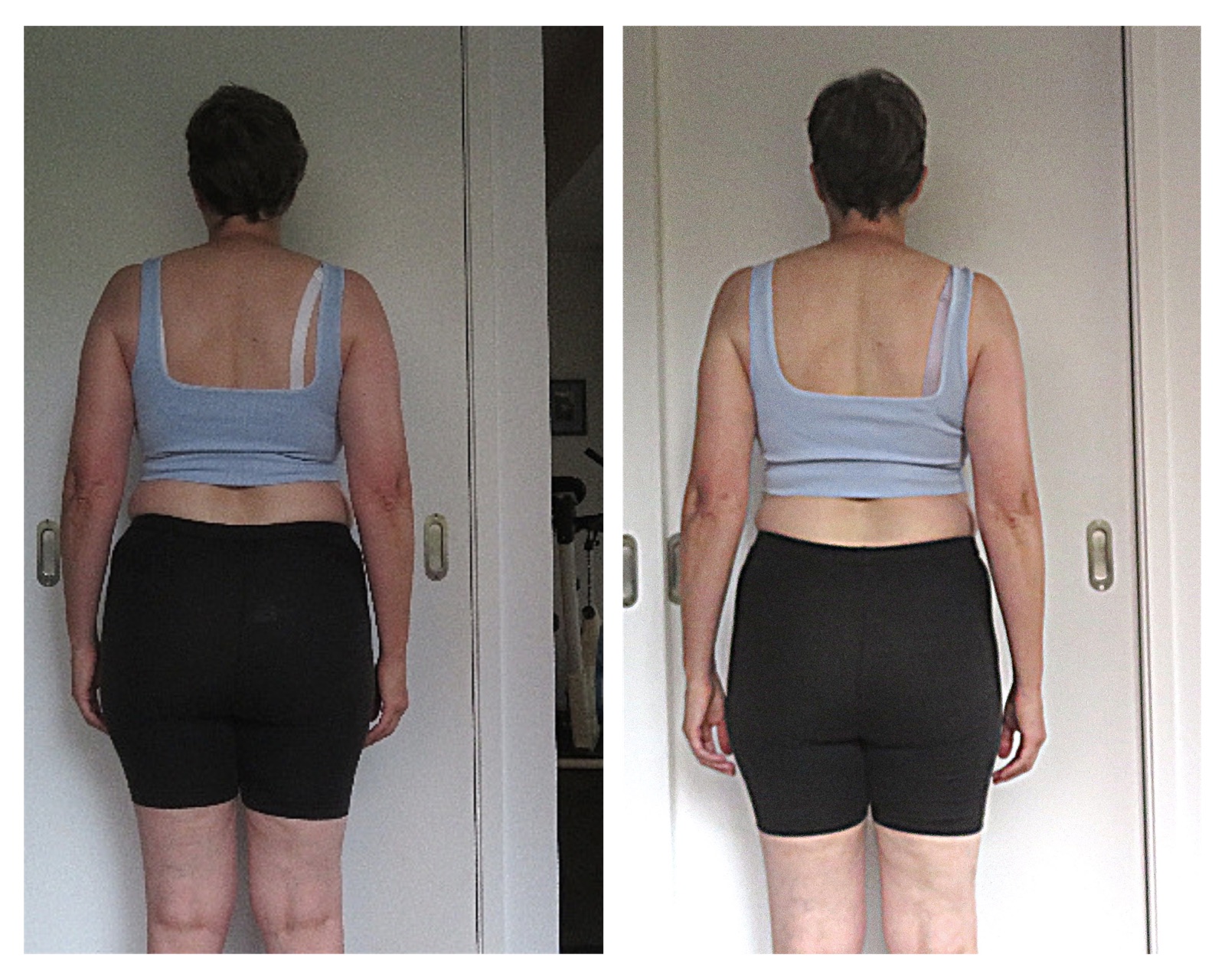Back-view client progress