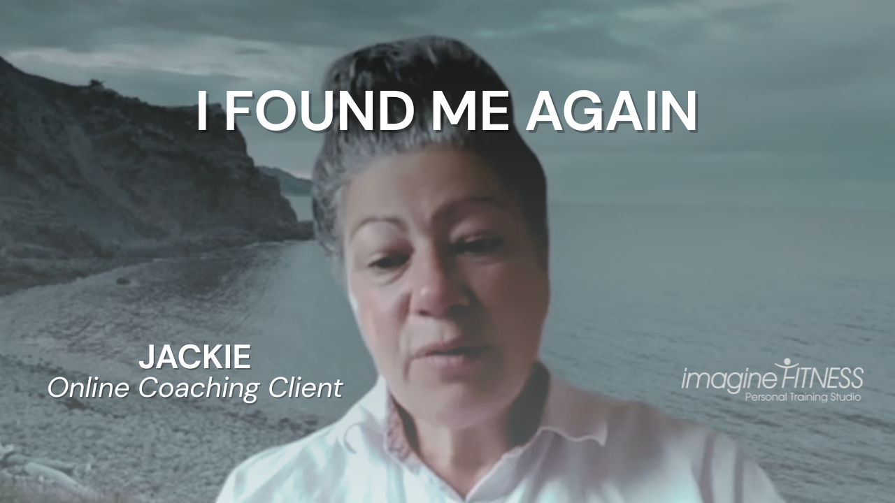 Jackie, an Imagine Fitness online coaching client